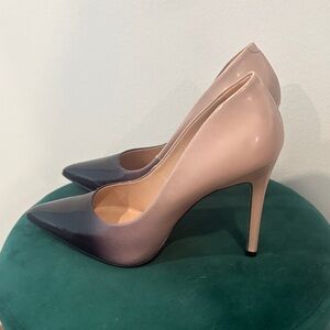 Steve Madden Black and Cream Gradient Heels